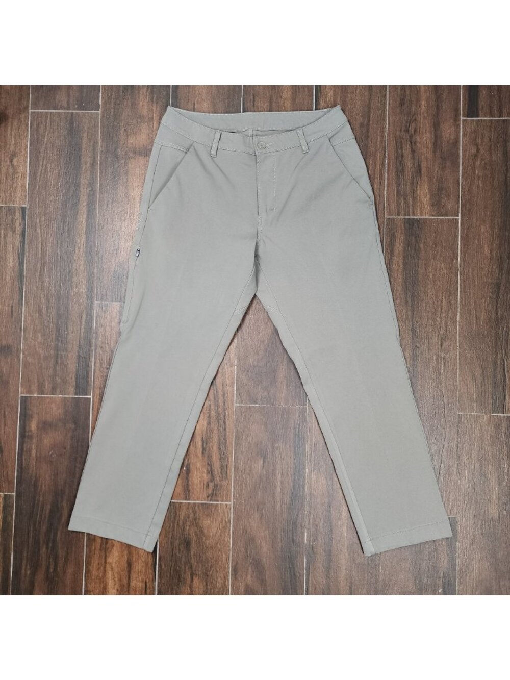 BYLT Premium Basics Everyday Pants Mens 32x26 Chino Khaki Casual Stretch